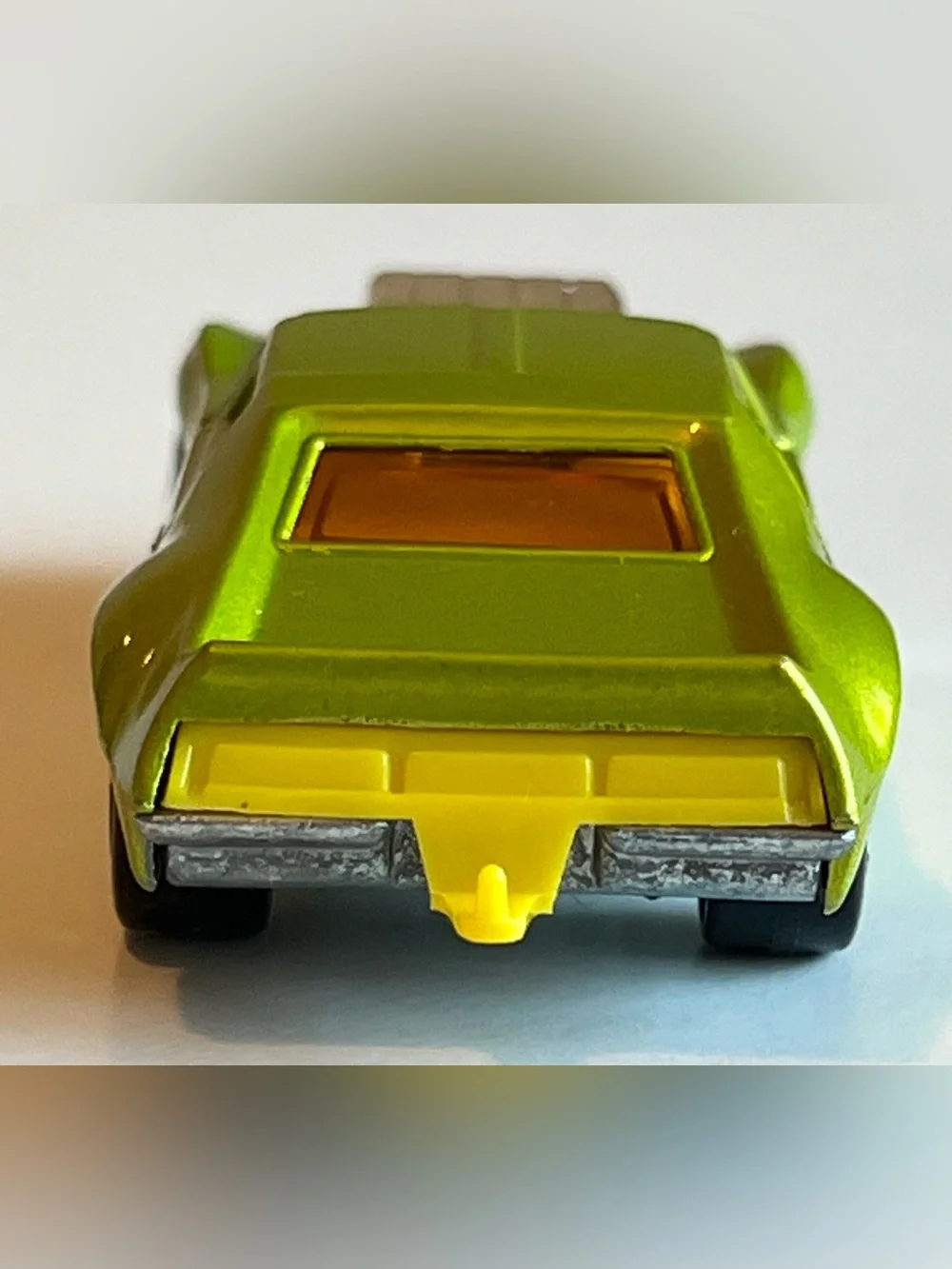 Vintage Matchbox Superfast No. 9 AMX Javelin 1972 Green with Chrome Scoop Lesney